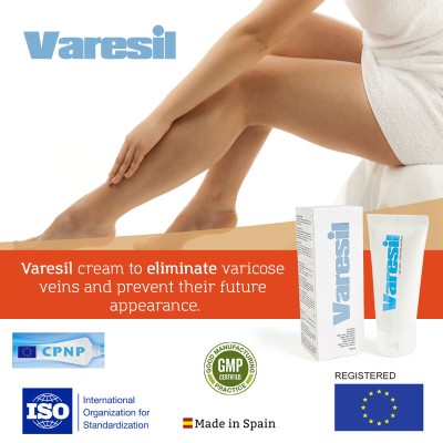 500 COSMETICS - TRATAMENTO COM VARESIL CREAM PARA VARICOSE VEINS - D-211137 - Dona Pimenta