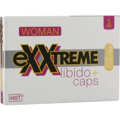 HOT - EXTREME LIBIDO CAPS FEMININO 5 PCS - D-234314 - Dona Pimenta