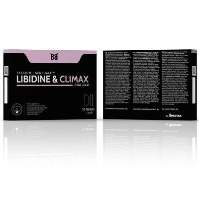 BLACKBULL BY SPARTAN&trade; - LIBIDINE & CLIMAX AUMENTA L BIDO PARA MULHERES 10 C PSULAS - D-235876 - Dona Pimenta