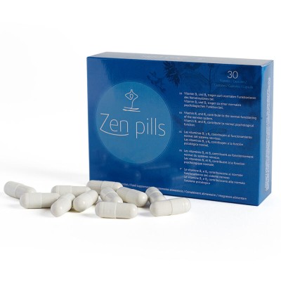 500 COSMETICS - ZEN PILLS CÁPSULAS PARA REDUZIR A ANSIEDADE - D-211126 - Dona Pimenta