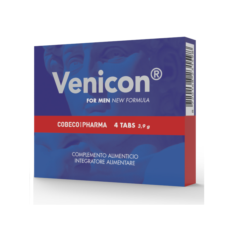 VENICON PARA HOMENS 4 TABS - D-211379 - Dona Pimenta