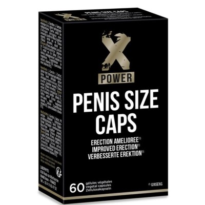 CAPAS DE TAMANHO XPOWER PENIS PARA EREÇÕES MELHORADAS 60 CAP - D-229428 - Dona Pimenta