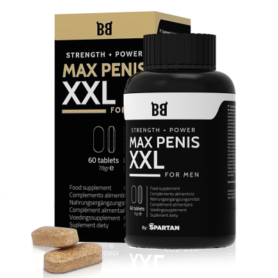 BLACKBULL BY SPARTAN&trade; - MAX PENIS XXL FORÇA + POTÊNCIA PARA HOMENS 60 COMPRIMIDOS - D-235873 - Dona Pimenta