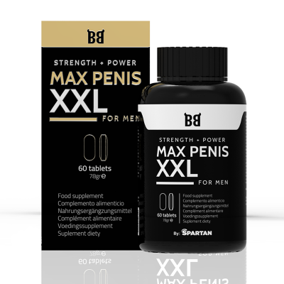 BLACKBULL BY SPARTAN&trade; - MAX PENIS XXL FORÇA + POTÊNCIA PARA HOMENS 60 COMPRIMIDOS - D-235873 - Dona Pimenta