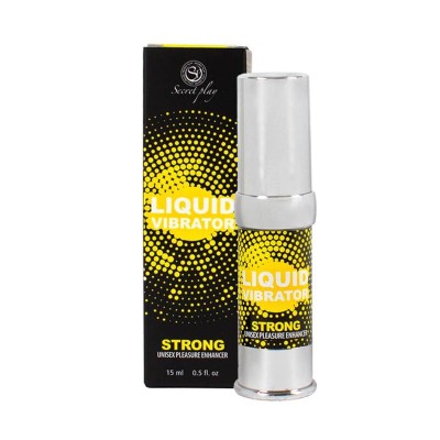 SECRETPLAY LIQUID VIBRADOR ESTIMULADOR UNISEX FORTE 15 ML - D-210936 - Dona Pimenta