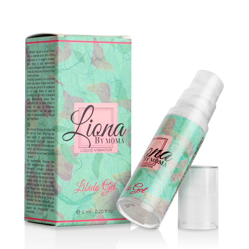 LIONA BY MOMA - LIQUID VIBRATOR LIBIDO GEL 6 ML - D-216954 - Dona Pimenta