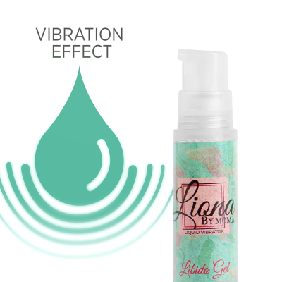 LIONA BY MOMA - LIQUID VIBRATOR LIBIDO GEL 6 ML - D-216954 - Dona Pimenta