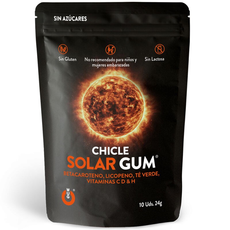 WUG GUM SOLAR GUM SUN TANNING 10 UNITS - D-224948 - Dona Pimenta