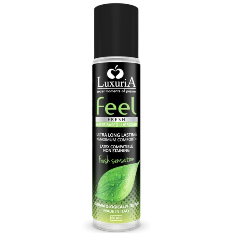 LUXURIA FEEL FRESH SENSATION LUBRIFICANTE À BASE DE ÁGUA 60 ML - D-224121 - Dona Pimenta