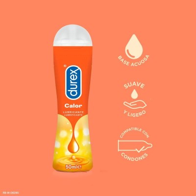 DUREX - LUBRIFICANTE EFEITO CALOR DUREX PLAY 50ML - 194251 - Dona Pimenta