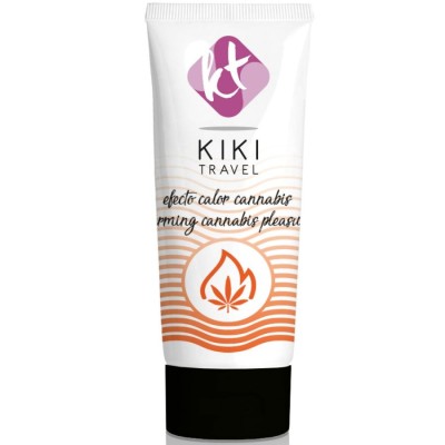 KIKÍ TRAVEL - CANNABIS LUBRIFICANTE DE EFEITO QUENTE 50 ML - D-215113 - Dona Pimenta