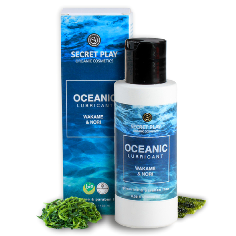 LUBRIFICANTE ORGÂNICO SECRETPLAY OCEANIC 100ml - D-214682 - Dona Pimenta