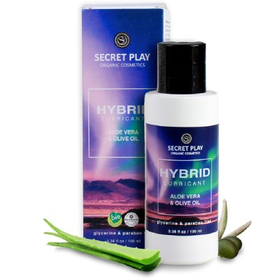 SECRETPLAY LUBRIFICANTE ORGÂNICO HÍBRIDO 100ML - D-214683 - Dona Pimenta