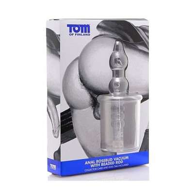 TOM OF FINLAND - ANAL ROSEBUD VÁCUO COM BORDO TRANSPARENTE - D-219893 - Dona Pimenta