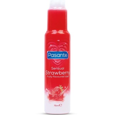 PASANTE - LUBRIFICANTE SABOR MORANGO 75 ML - D-236448 - Dona Pimenta