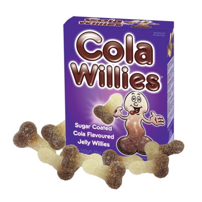 WILLIES DOCES MASTIGÁVEIS FORMA DE PÉNIS SABOR COLA - D-197926 - Dona Pimenta