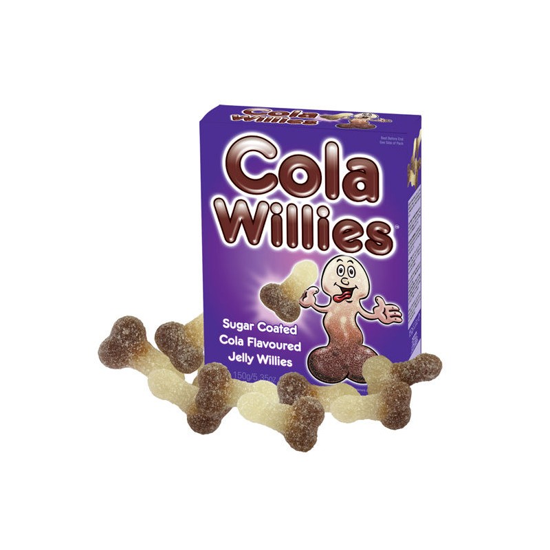 WILLIES DOCES MASTIGÁVEIS FORMA DE PÉNIS SABOR COLA - D-197926 - Dona Pimenta