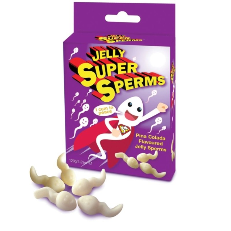 SPENCER & FLEETWOOD JELLY SUPER SPERM GUMMIES FORM SPERM 120 GR - D-222787 - Dona Pimenta