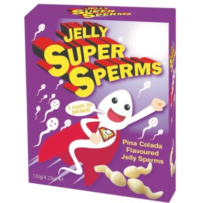 SPENCER & FLEETWOOD JELLY SUPER SPERM GUMMIES FORM SPERM 120 GR - D-222787 - Dona Pimenta