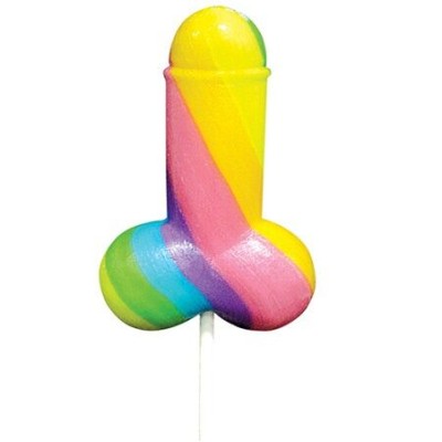 PRIDE - RAINBOW COCK LOLLIPOP LGBT - D-230791 - Dona Pimenta