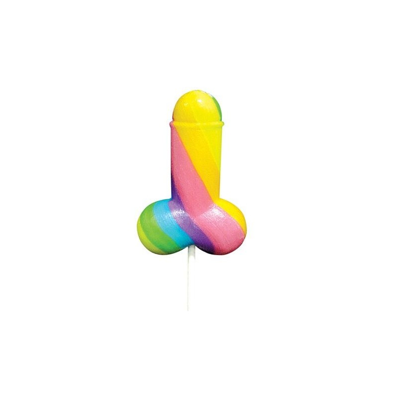 PRIDE - RAINBOW COCK LOLLIPOP LGBT - D-230791 - Dona Pimenta