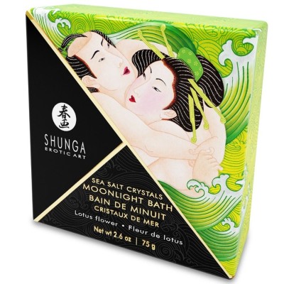 SHUNGA - SAIS DE BANHO PERFUMADOS DE LÓTUS 75 GR - D-214641 - Dona Pimenta