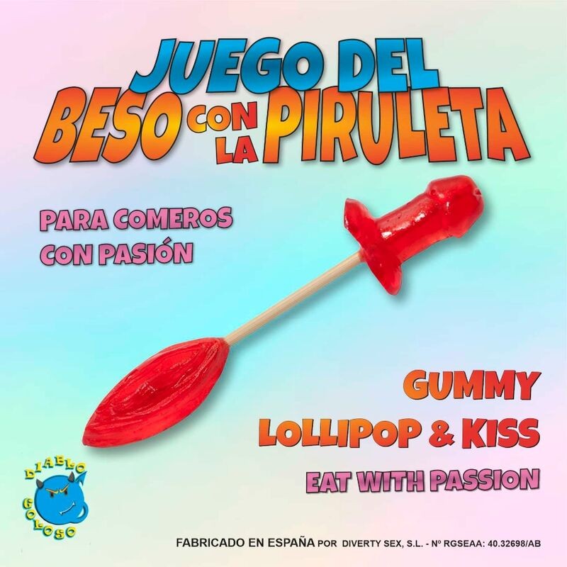 DIABLO PICANTE - JOGO DE PÊNIS E LÁBIOS GUMMY - D-231013 - Dona Pimenta