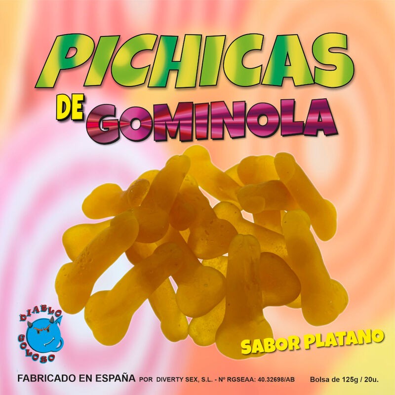 DIABLO PICANTE - GUMMY PENIS BANANA - D-231702 - Dona Pimenta