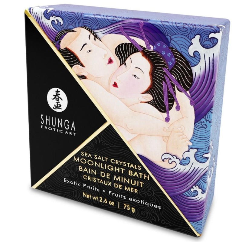 SHUNGA - SAIS DE BANHO EXÓTICOS COM SABOR ROXO 75 GR - D-214642 - Dona Pimenta