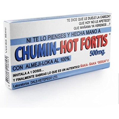 DIABLO PICANTE - CAJA DE MEDICAMENTOS CHUMIN-HOT FORTIS - D-230479 - Dona Pimenta