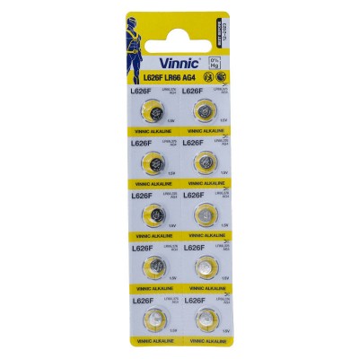 VINNIC LR66 (AG4) 10 BATERIAS - D-215489 - Dona Pimenta