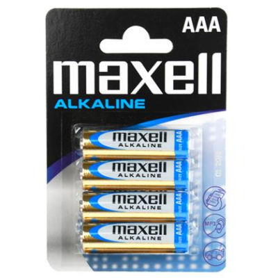 MAXELL BATTERY AAA 4PCS - D-219092 - Dona Pimenta