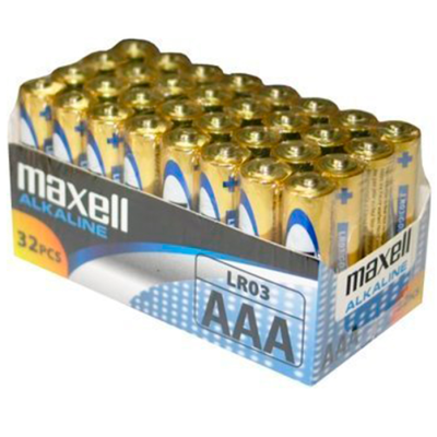 PACK DE BATERIA MAXELL AAA LR03 * 32 UDS - D-219094 - Dona Pimenta