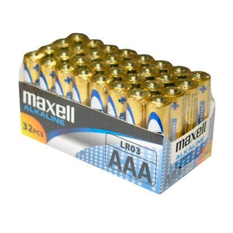 PACK DE BATERIA MAXELL AAA LR03 * 32 UDS - D-219094 - Dona Pimenta