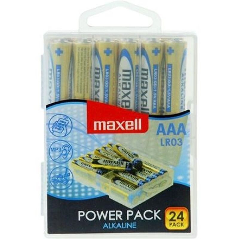 MAXELL PILA ALCALINA AAA LR03 PACK*24 PILAS - D-227513 - Dona Pimenta