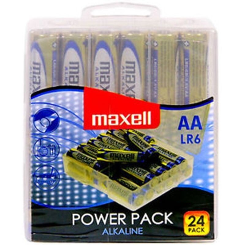 MAXELL PILA ALCALINA AA LR6 PACK*24 PILAS - D-227514 - Dona Pimenta