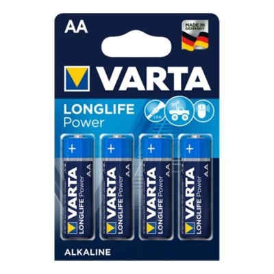 UNIDADE VARTA LONGLIFE POTÊNCIA ALCALINA AA LR6 4 - D-230472 - Dona Pimenta