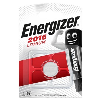 BOTÃO DE LÍTIO ENERGIZER CR2016 3V 1 UNIDADE - D-233535 - Dona Pimenta