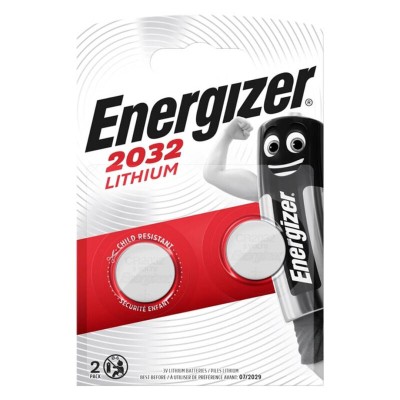 BOTÃO DE LÍTIO ENERGIZADOR CR2032 3V 2 UNIDADE - D-233538 - Dona Pimenta