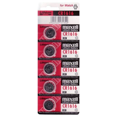 BATERIA MAXELL LITIO CR1616 3V 5UDS - D-233540 - Dona Pimenta