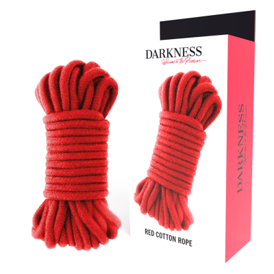 DARKNESS KINBAKU ROPE 5 M - RED - D-221158 - Dona Pimenta