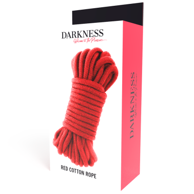 DARKNESS KINBAKU ROPE 5 M - RED - D-221158 - Dona Pimenta