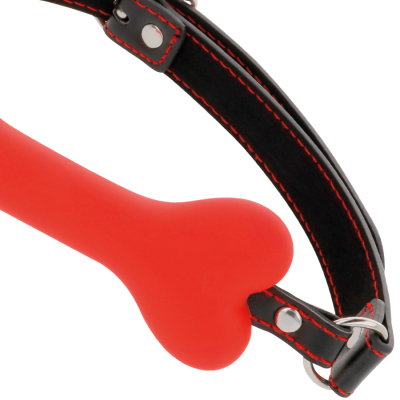 DARKNESS BONE GAG SILICONE RED - D-221193 - Dona Pimenta