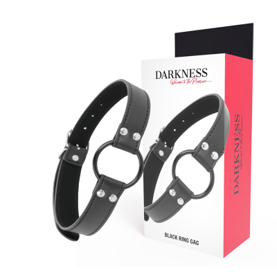 DARKNESS BLACK GAG RING 3,6 CM - D-221197 - Dona Pimenta