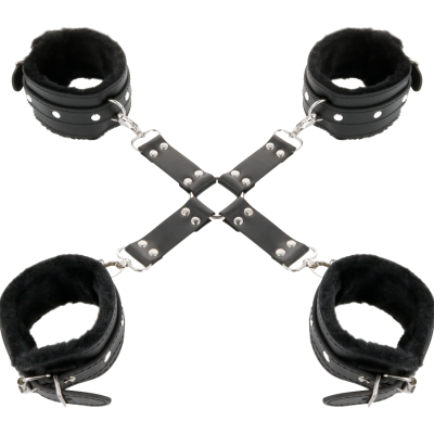 DARKNESS HOGTIE SET BLACK - D-221254 - Dona Pimenta