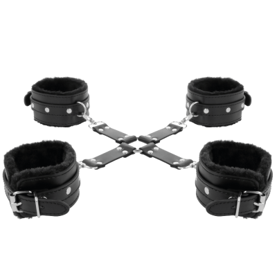 DARKNESS HOGTIE SET BLACK - D-221254 - Dona Pimenta