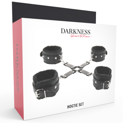 DARKNESS HOGTIE SET BLACK - D-221254 - Dona Pimenta