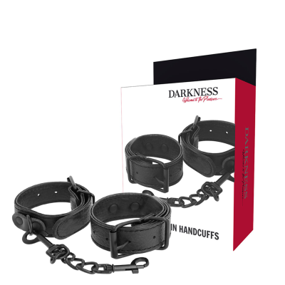 DARKNESS TEXTURED THIN HANDCUFFS - D-226725 - Dona Pimenta