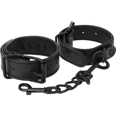 DARKNESS TEXTURED THIN HANDCUFFS - D-226725 - Dona Pimenta