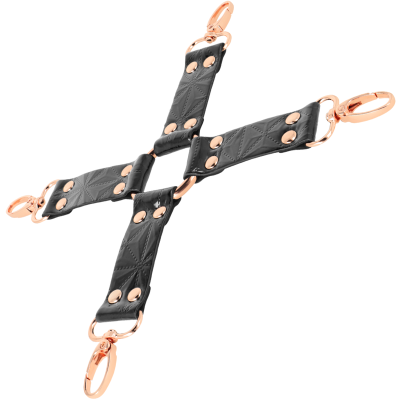 BEGME - BLACK EDITION HOG TIE DE COURO VEGANO - D-229255 - Dona Pimenta